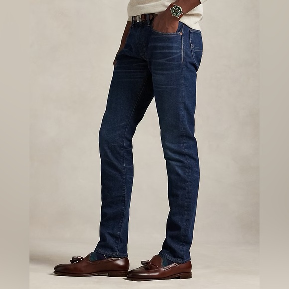 Polo by Ralph Lauren Sullivan Slim Button Fly Dark wash jeans Size 31 / 32 - Picture 16 of 16